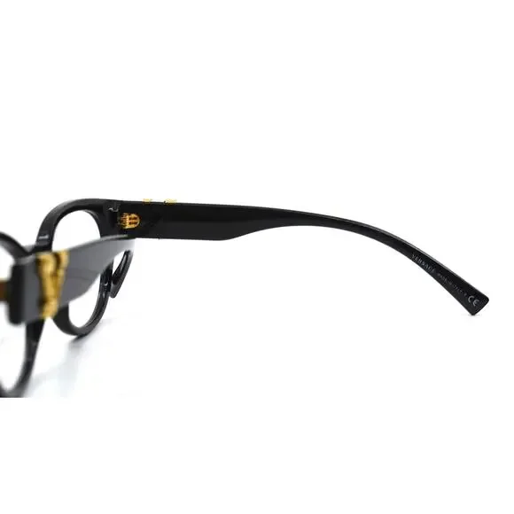 NEW VERSACE VE3282 GB1 BLACK WOMEN AUTHENTIC EYEGLASSES FRAME - Picture 9 of 13
